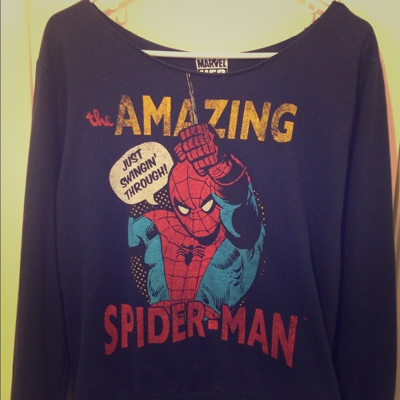 Super soft snuggly Spider-Man sweater!