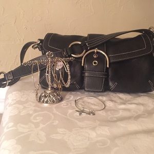 Black coach purse