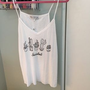 Wildfox Succulent tank- Large