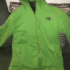 Green North face