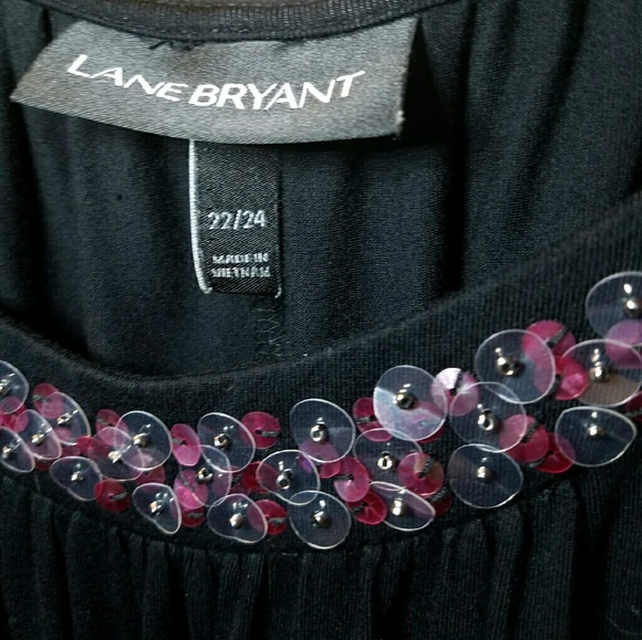 Sequined neckline Lane Bryant swing dress