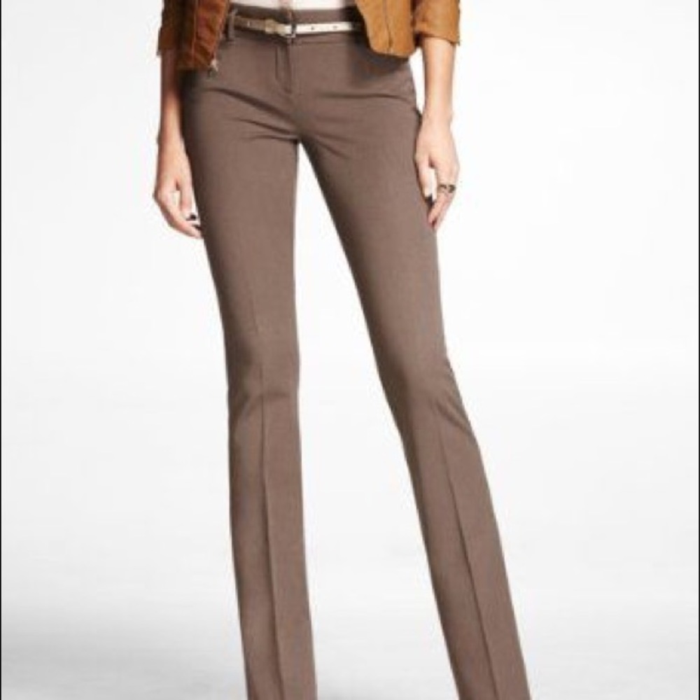 Brown express columnist pants