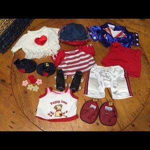 Red, White and Blue Build a Bear bundle.