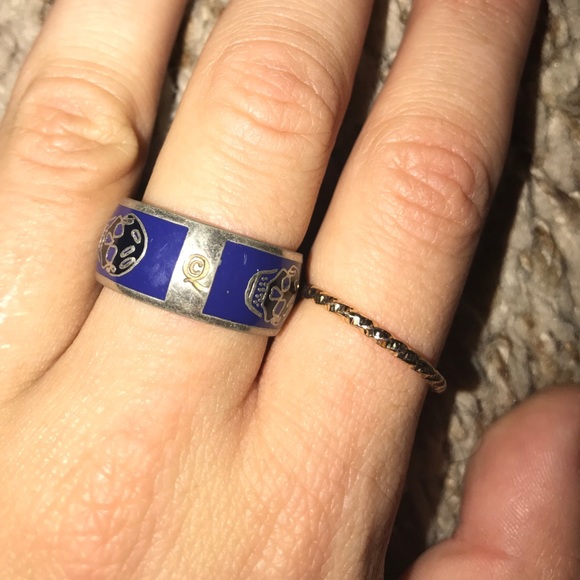 Alexander McQueen Skull Enamel Ring - Picture 4 of 4