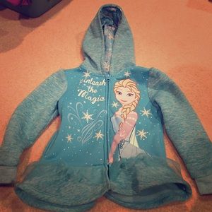 Disney Elsa hooded sweatshirt