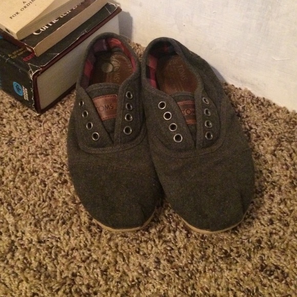 Grey Women's TOMS Cordones