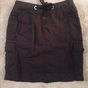 Black Converse brand cargo skirt, size 2