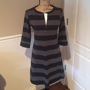 Patagonia rugby-stripe dress NWT
