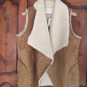 Velvet by Graham &Spencer faux shearling vest