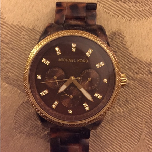 AUTHENTIC MICHAEL KORS Tortoise watch