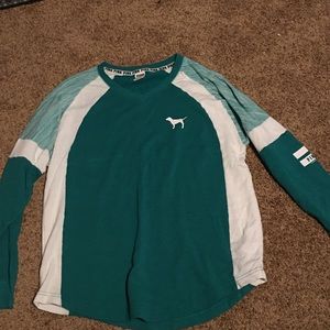 Pink pullover hoodie