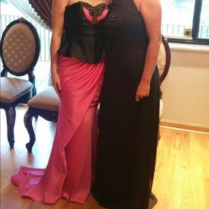 Black and pink formal