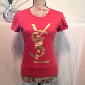 Yves Saint Laurent Logo T-Shirt