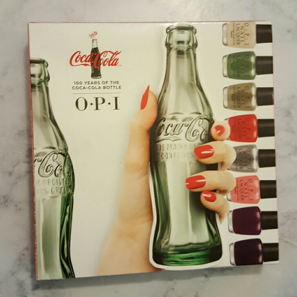 OPI Coca-Cola nail Polish collection.
