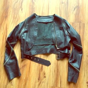 Italian leather jacket