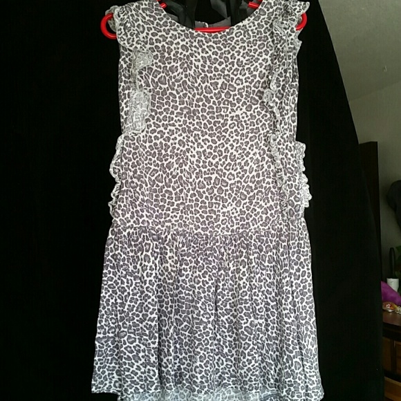 Girls animal print dress
