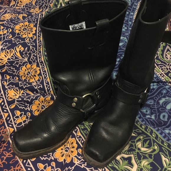 Black Frye boots