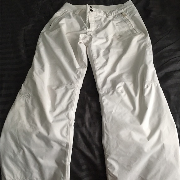 White snow pants