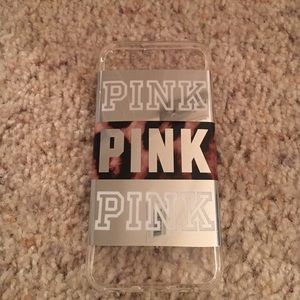 PINK VICTORIA SECRET PHONE CASE