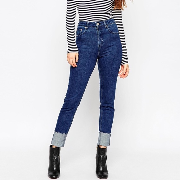 Asos Farleigh Blue Mom Jeans