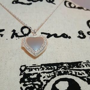 Heart locket necklace