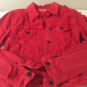 Ralph Lauren Denim & Supply Red Jean Jacket
