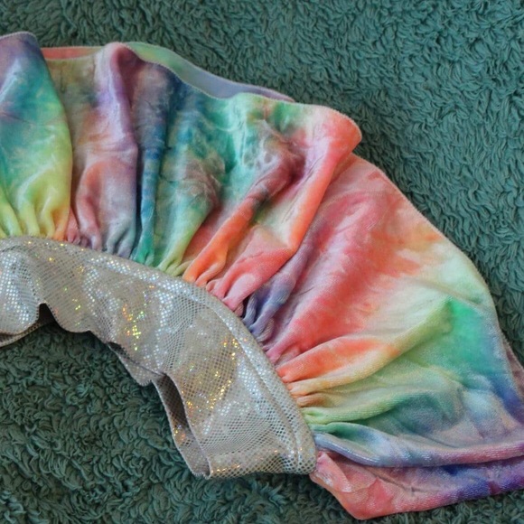 Rainbow Crushed Velvet Discocheekz iHeartRaves💓