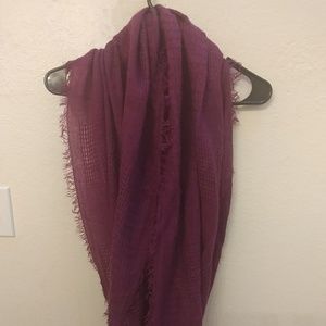 Purple scarf