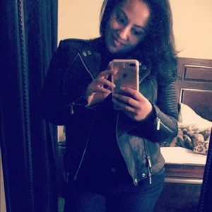 Bcbg  genuine leather Jacket