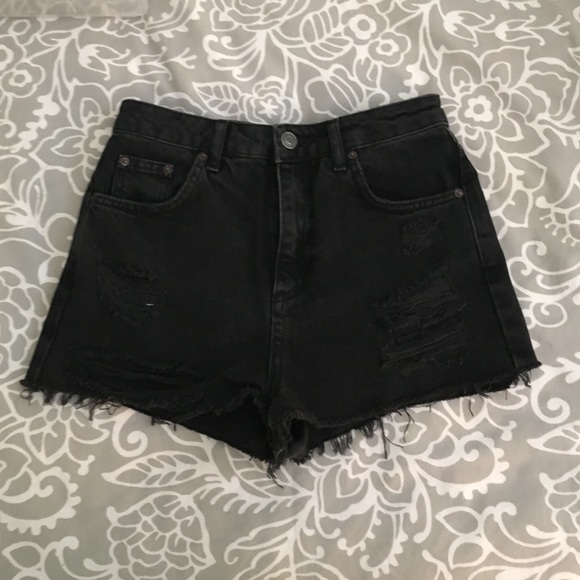 Jean high waisted shorts