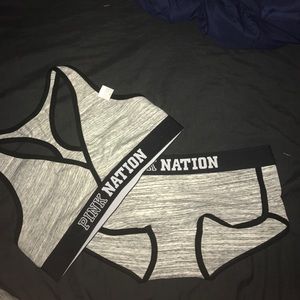 NWT PINK bra set