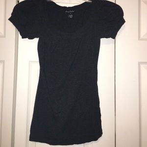 Charcoal Sinched Top