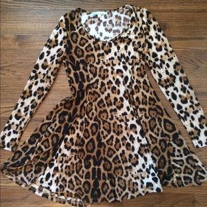 Leopard print dress
