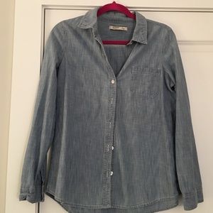 Light wash denim shirt