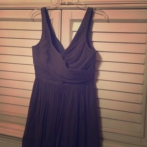 J. Crew Heidi silk dress in charcoal grey size 8