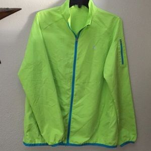 Lightweight neon green jacket