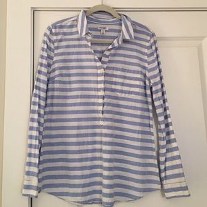 Blue and white stripes