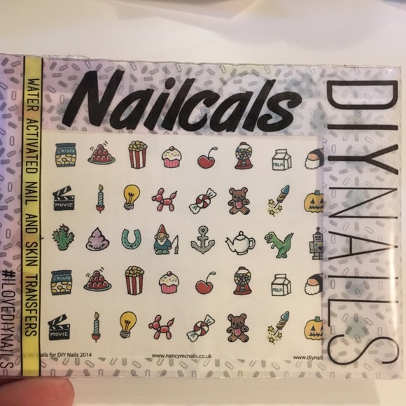 Nail decals -- nailcals from DIY nails