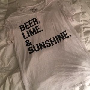 Chaser BEER. LIME. & SUNSHINE burnout tee