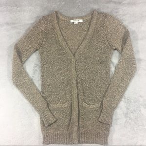 Tan Long Cardigan