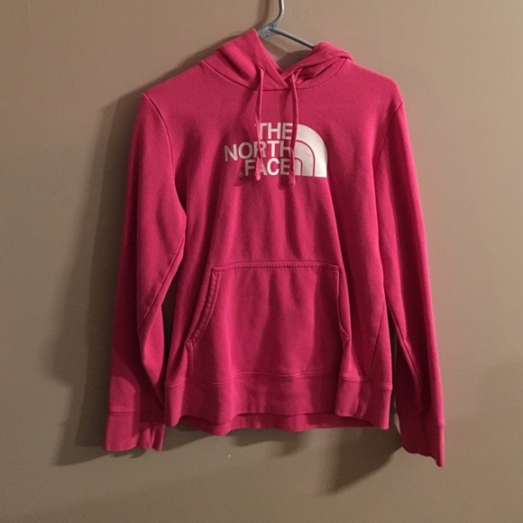 Pink NorthFace sweatshirt
