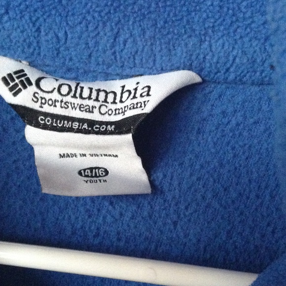 COLUMBIA Fleece Jacket YOUTH 14/16 - Picture 3 of 4