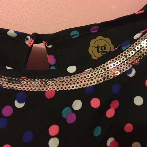 🆕 Black Polka Dot Dress (Girls) - Picture 3 of 4