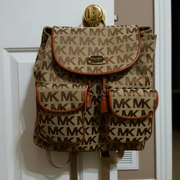 Michael kors monogram backpack