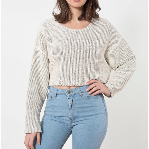 American Apparel Easy Cropped Sweater
