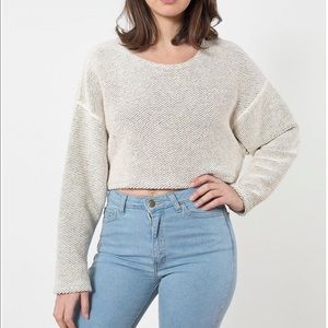 American Apparel Easy Cropped Sweater
