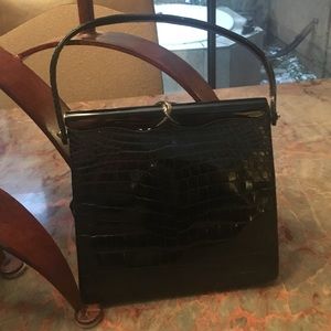 Saks fifth ave alligator bag