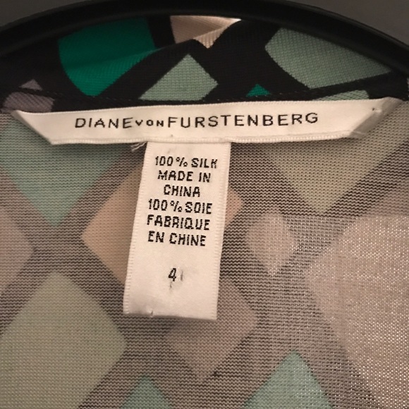 Diane Von Furstenberg pleated wrap dress