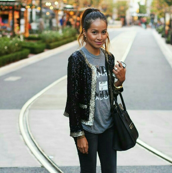 Sequined blazer