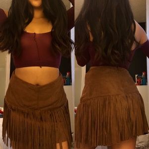 Fringe skirt